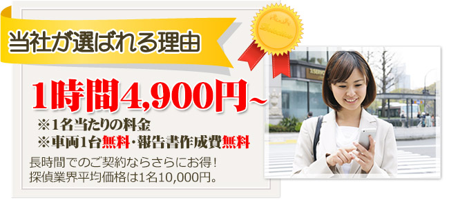 低料金の探偵調査